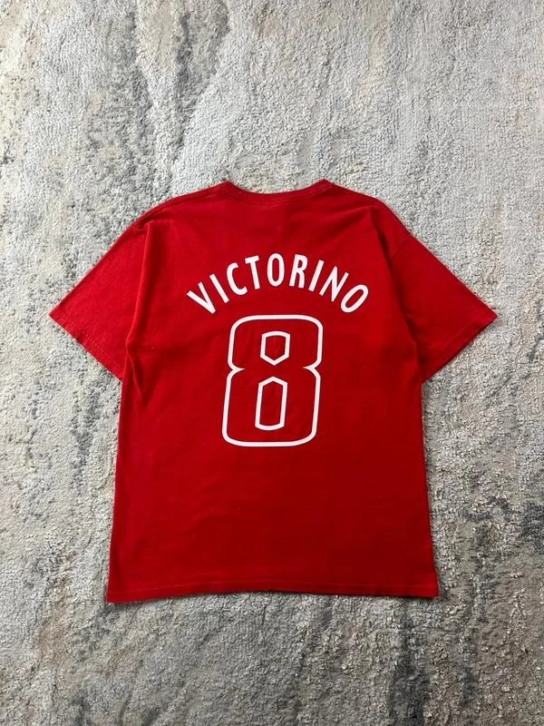 Vintage 2008 Gildan Shane Victorino MLB Graphic Red T-Shirt Size S – photo 5